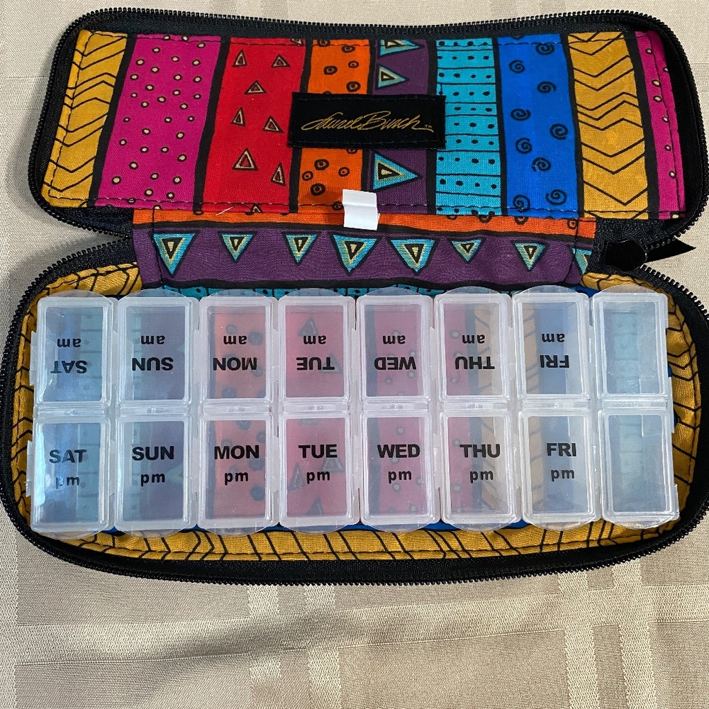 Travel daily pill case